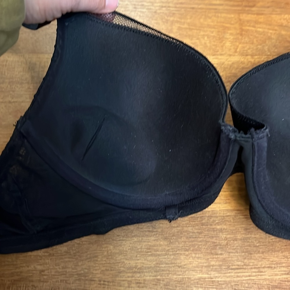 AERI BLACK LACE PUSH UP BRA 36C - Picture 6 of 16